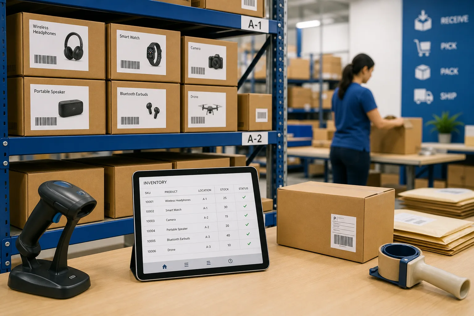 eCommerce product fulfillment and inventory management